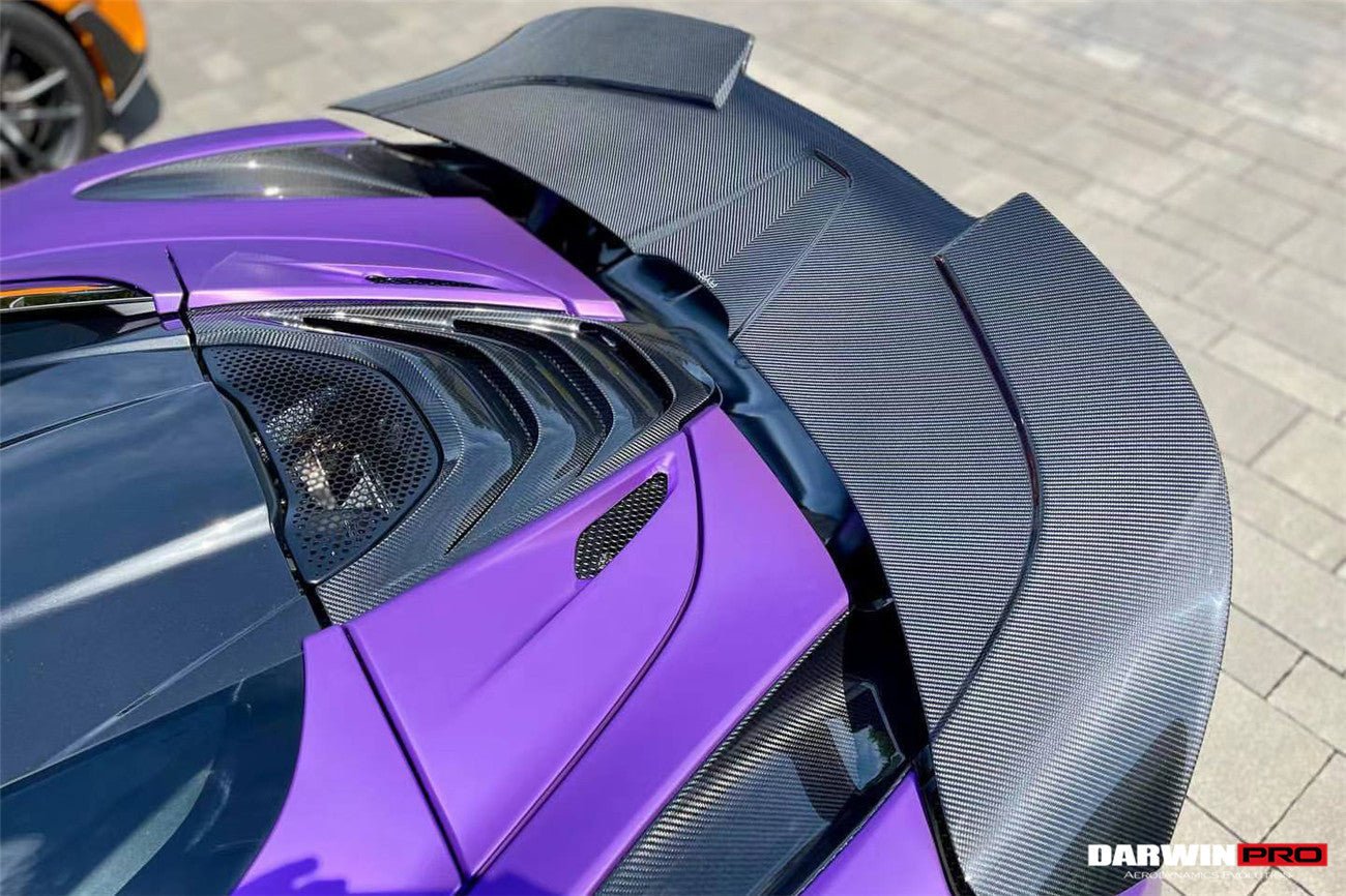 2017 - 2022 McLaren 720s Spyder Dry Carbon Fiber Engine Cover Replacement